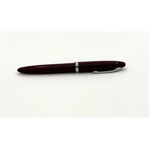 Vintage Sheaffer's Lever Fill Fountain Pen Burgundy Fort Madison USA Untested